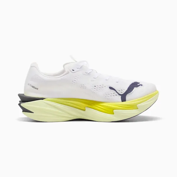 PUMA Women's DEVIATE NITRO ELITE 4 06 PUMA WHITEAPPLE SPRITZLUX LIME